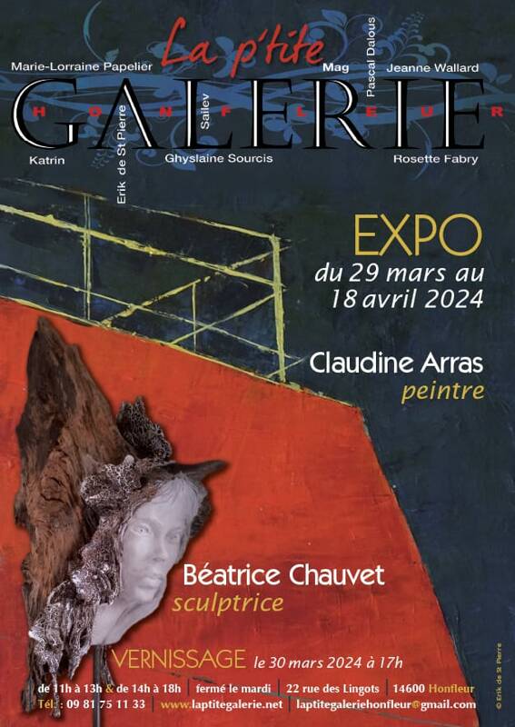 Exposition de Claudine Arras et Béatrice Chauvet