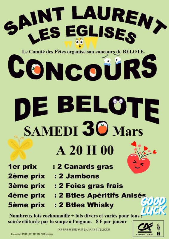 Concours de belote 2024