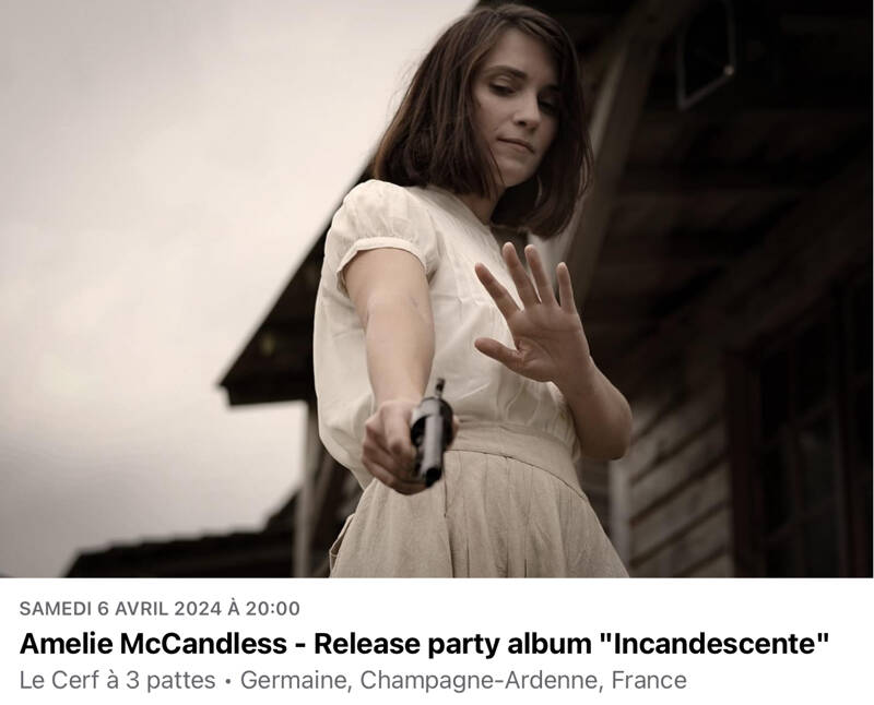 Amelie McCandless Release party Nouvel Album 