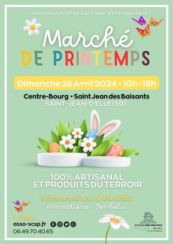 MARCHÉ DE PRINTEMPS - SAINT JEAN D'ELLE