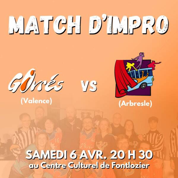 Match d'impro Les Givrés vs. Carafonds de L'Arbresle- 6 Avril 2024