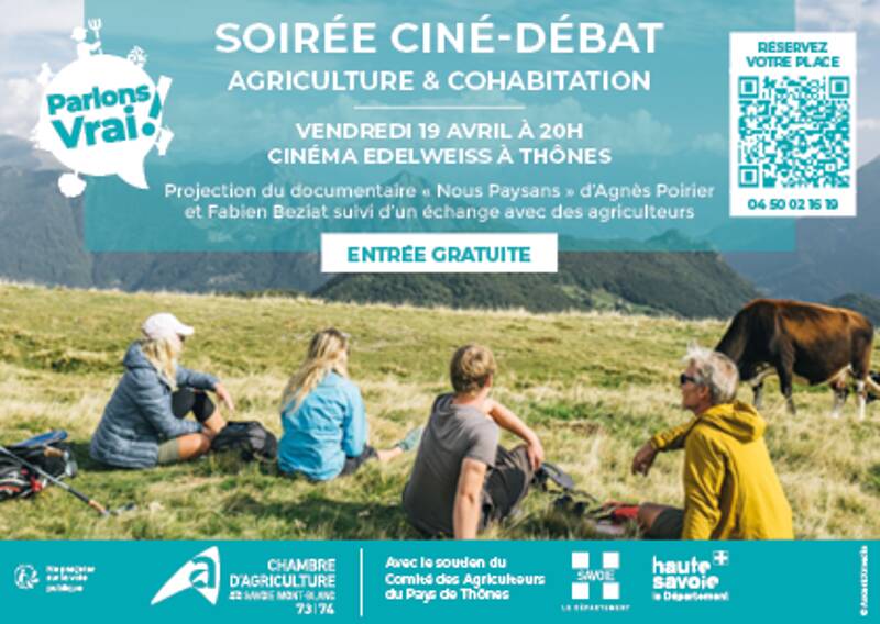 Soirée ciné-débat : agriculture et cohabitation