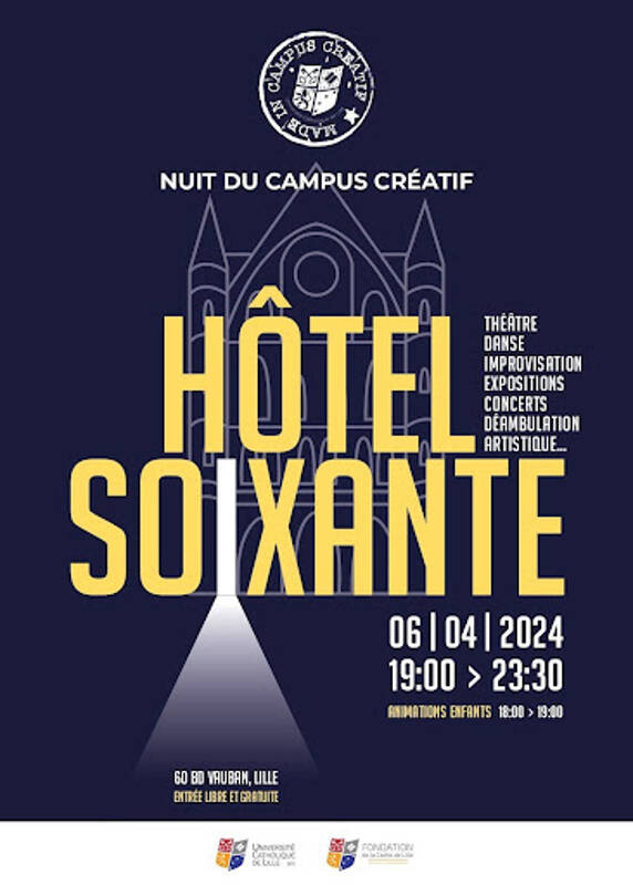 La Nuit du Campus Créatif de l’Université Catholique de Lille revient pour sa 4e édition !