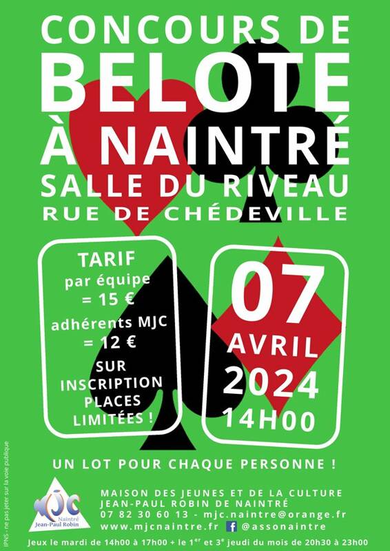 Concours de belote