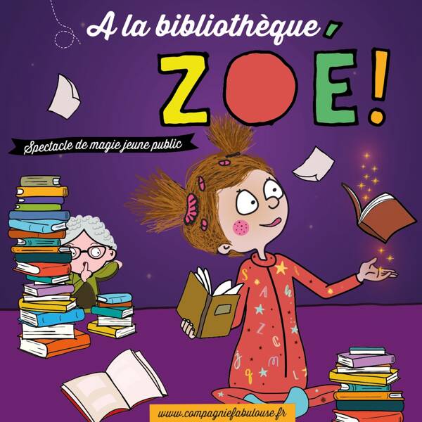 A la bibliothèque Zoé