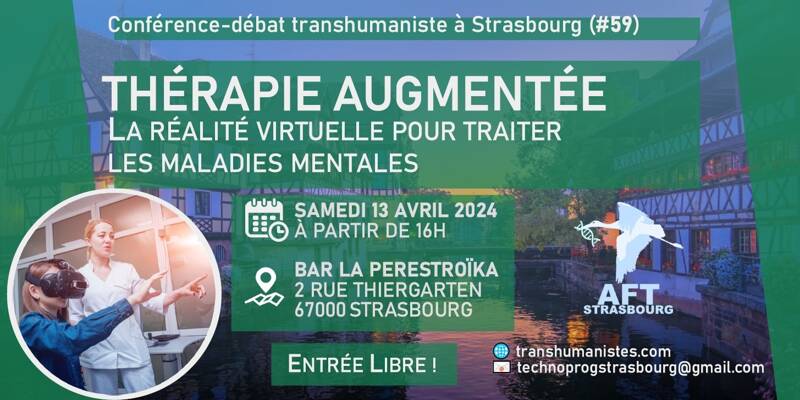 Conférence/débat : Thérapie augmentée : La réalité virtuelle pour traiter les maladies mentales