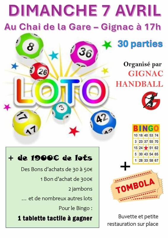 Loto du Gignac Handball