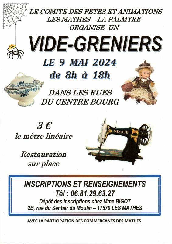 VIDE-GRENIERS DES MATHES