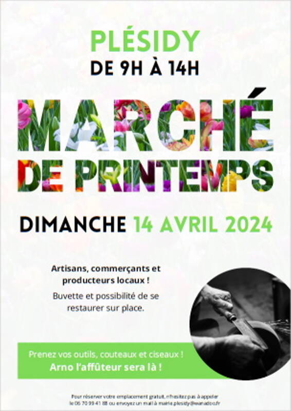 Marché de printemps de Plesidy