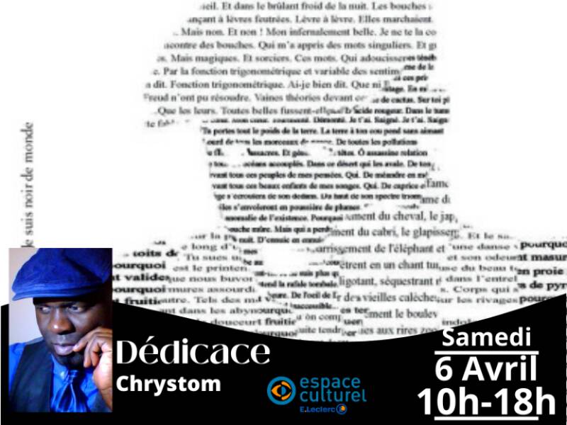 Chrystom en dédicace au Méridien