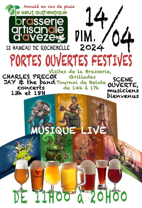 Portes Ouvertes Festives de la Brasserie Artisanale d'Avèze