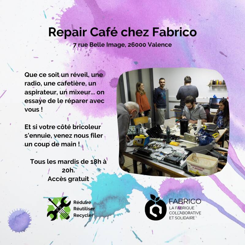 Repair café chez Fabrico