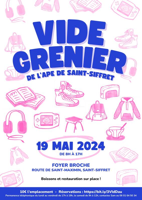 Vide-grenier annuel de l'APE de Saint-Siffret
