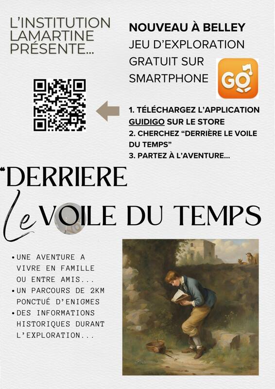 Nouveau jeu d'exploration sur smartphone à Belley