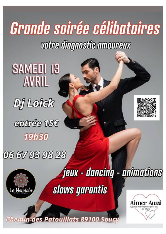 Soirée célibataires 40 ans et plus