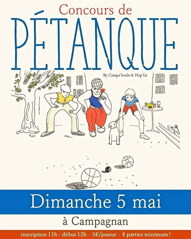 CONCOURS DE PÉTANQUE (CAMPAGNAN)