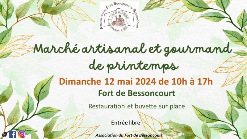 marché artisanal et gourmand de printemps