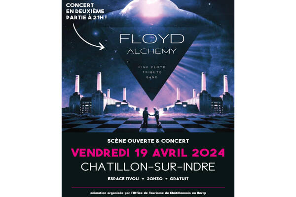 Scène ouverte et concert FLOYD ALCHIMY