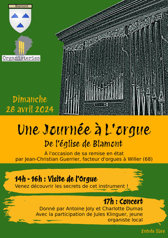 Après-midi à l'orgue de Blamont