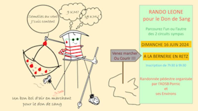 Randonnée Léone pour le Don de Sang