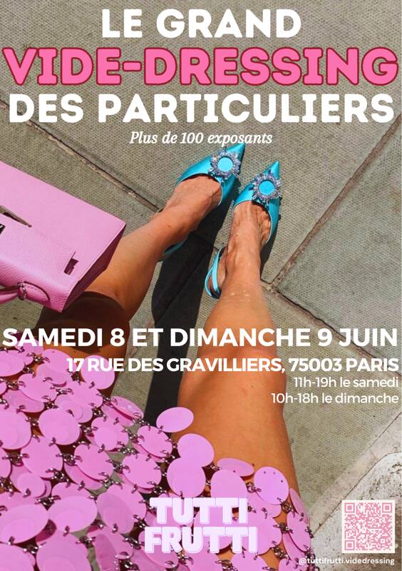 GRAND VIDE-DRESSING PARISIEN : 50 STANDS DE PARTICULIERS by Tutti Frutti
