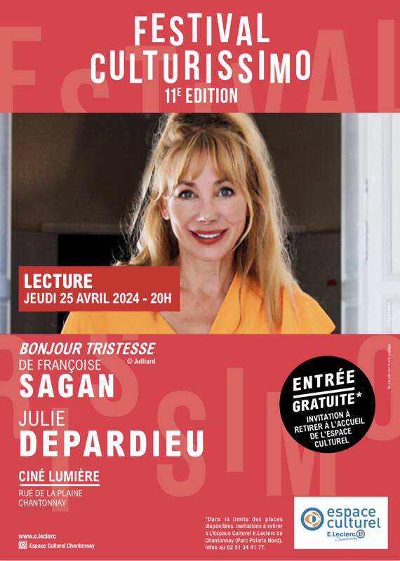 Festival Culturissimo - Lecture de Julie Depardieu