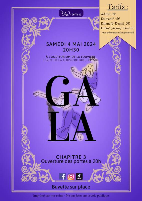 GALA DE DANSE