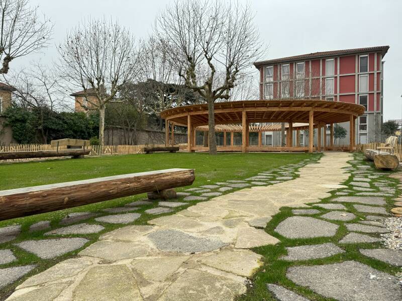 Inauguration du jardin des ressources