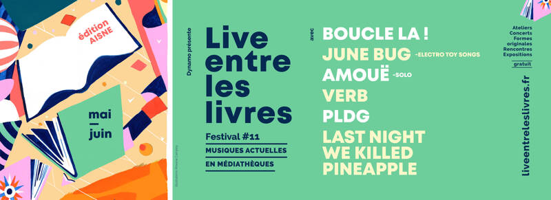 Festival Live entre les Livres > June Bug -electro toy songs-