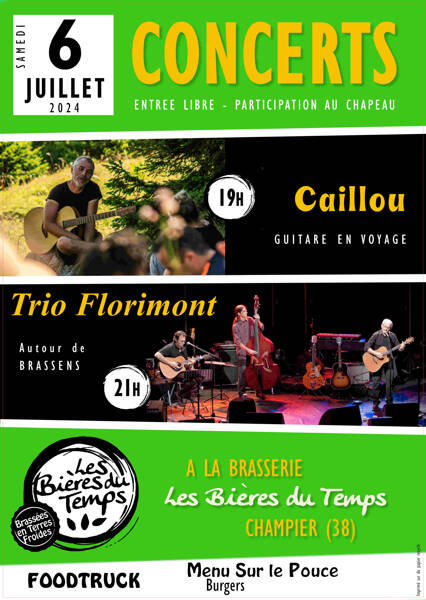 Concerts Caillou / Trio Florimont