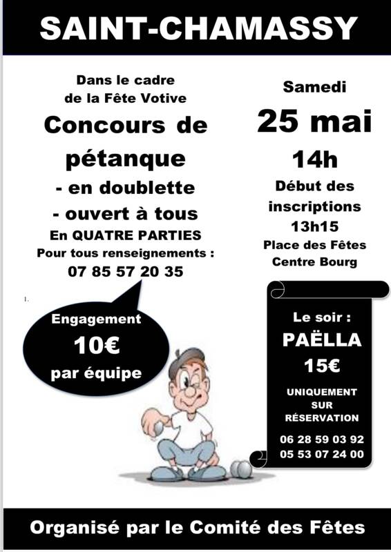 Concours de pétanque