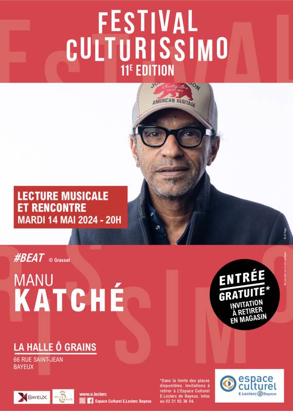 Lecture musicale et rencontre - Manu Katché