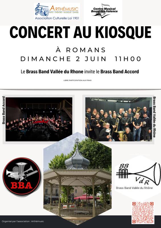 Concert au Kiosque de Romans