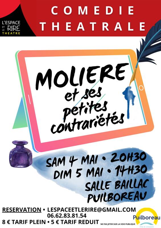 Molière et ses petites contrariétés | Comédie théâtrale