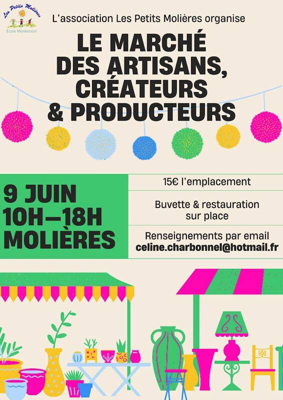 Marché d'artisans, créateurs et producteurs