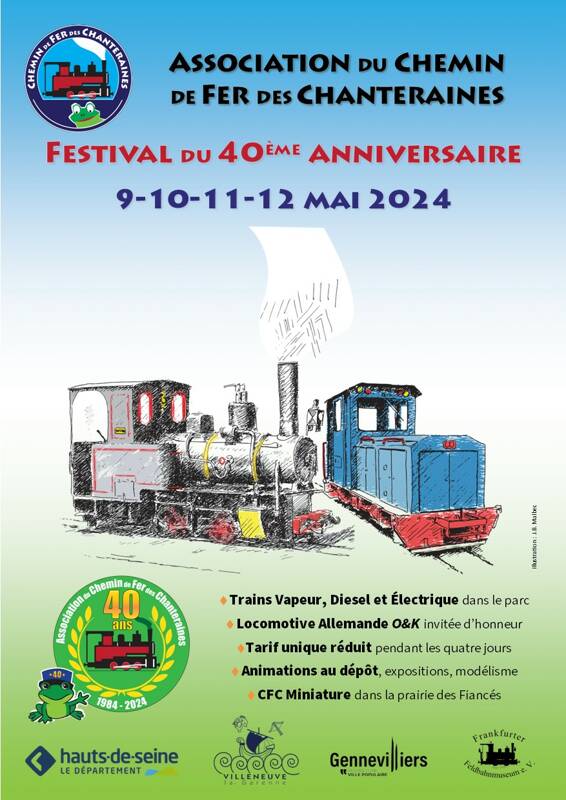 40 ans du Chemin de Fer des Chanteraines