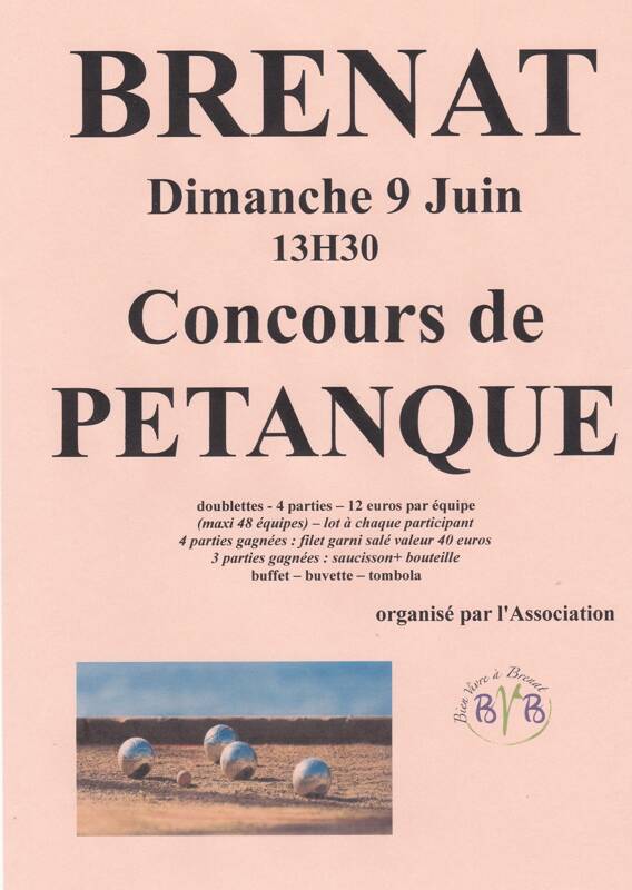 concours de pétanque