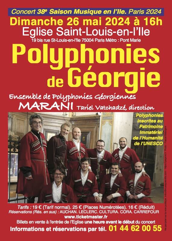 Polyphonies de Géorgie - Ensemble Marani