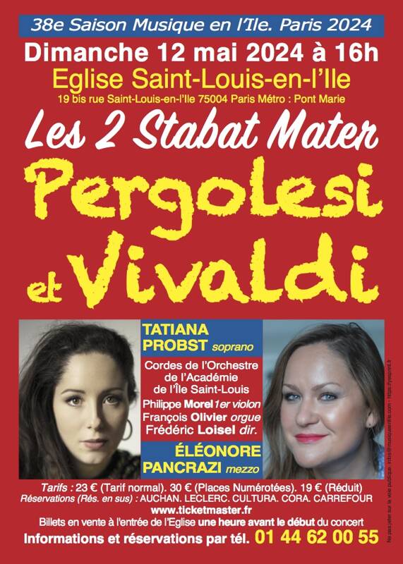 2 Stabat Mater de Pergolesi et Vivaldi