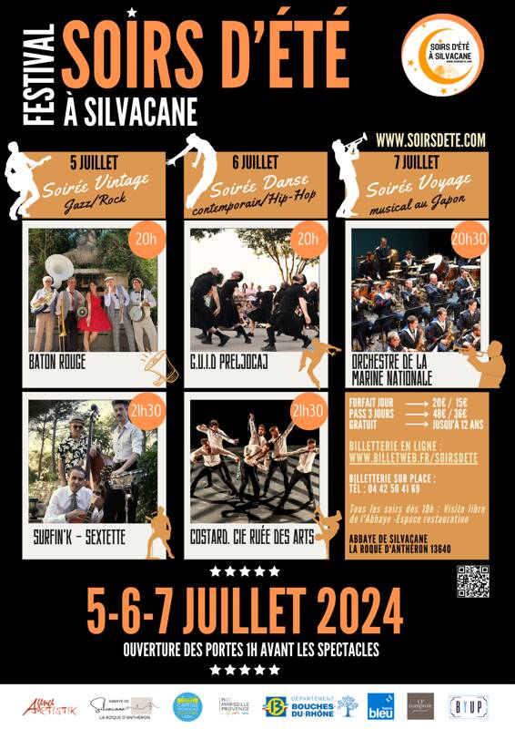 SOIRS D'ÉTÉ À SILVACANE 5-6-7 juillet 2024