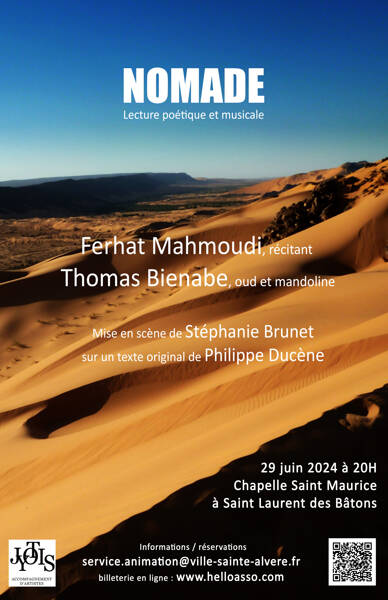 Nomade, Lecture poétique et musicale