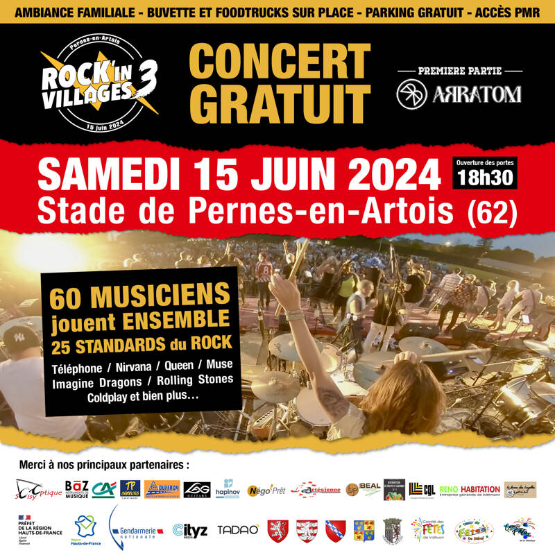 Rock'in Villages 3 : l'évènement rock en Hauts-de-France