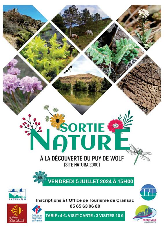 Sortie nature à la découverte du Puy de Wolf, site Natura 2000