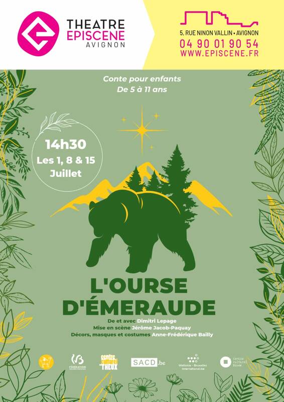l'Ourse d'émeraude à l'Episcène au Festival Off