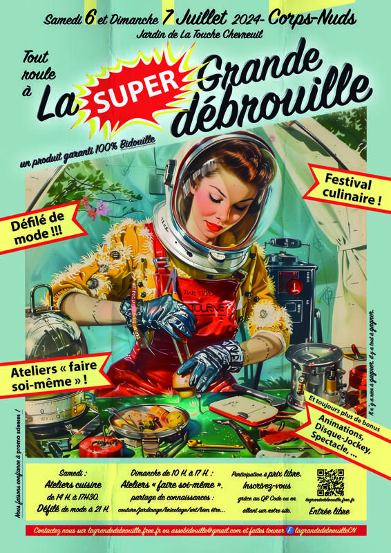 Festival La Super Grande Débrouille Samedi 6 et dimanche 7 juillet à Corps-nuds