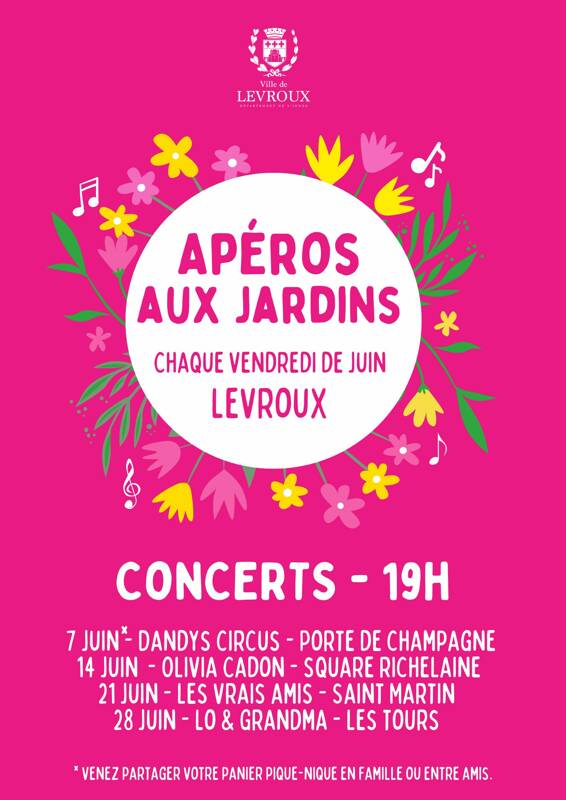 Apéros aux jardins
