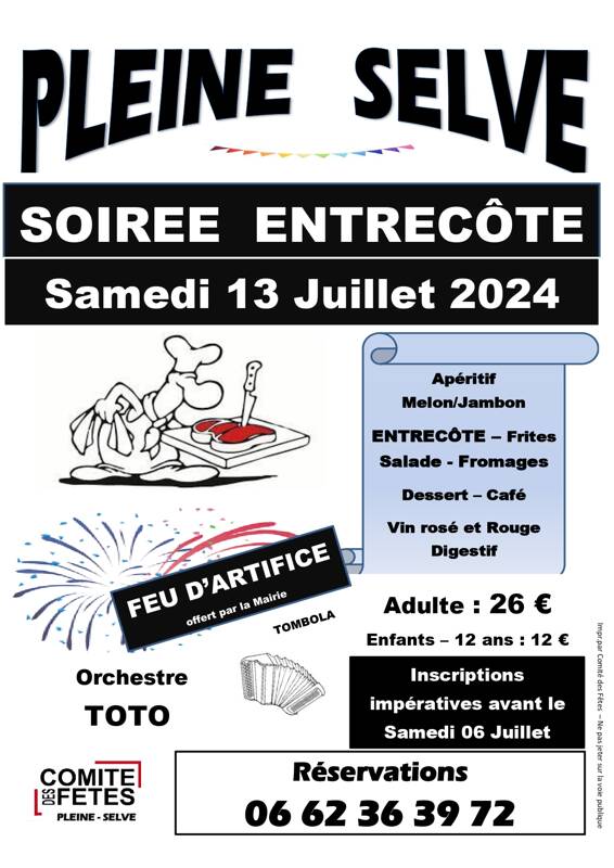 SOIREE ENTRECÔTE