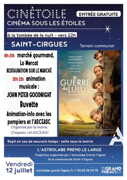 MARCHÉ DE PAYS, CINÉMA DE PLEIN AIR