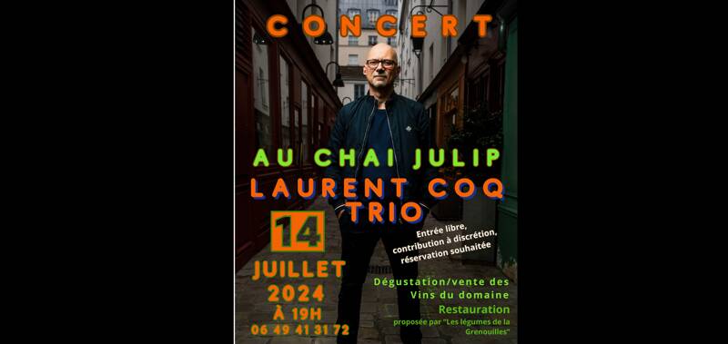 Concert Jazz - Laurent Coq Trio