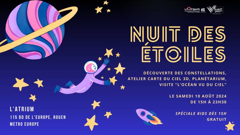 La Nuit des Étoiles à L'Atrium